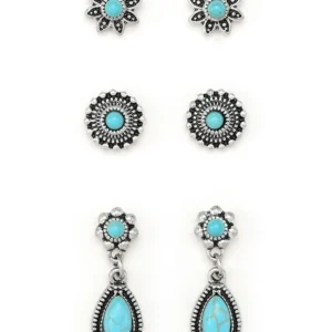 Cactus Bloom Earring Set