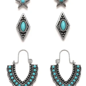 Neon Nightfall Earring Set