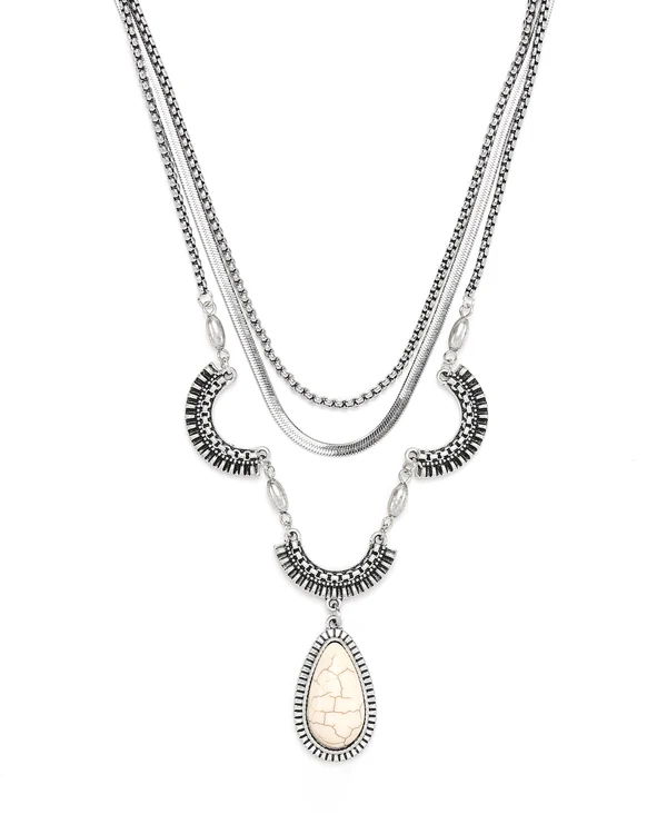 Silver Wings Necklace