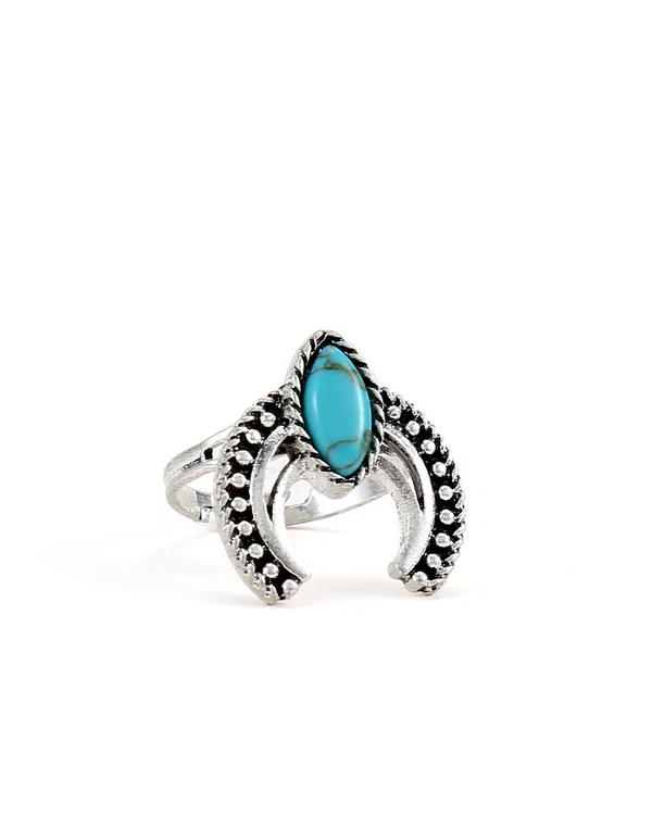 Watchful Crescent Ring